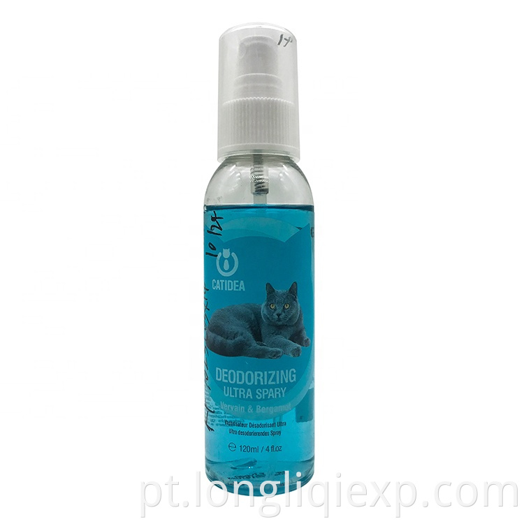 120ml Desodorante Cat spray de alta qualidade desodorizante para animais de estimação
